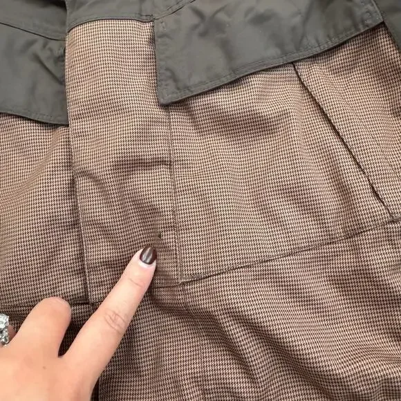 Sessions Ridge Series Hop H Snowboard Jacket Orange Checker Men’s Size Medium - Picture 7 of 7